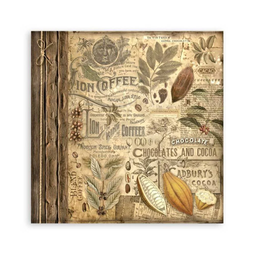 Set Scrap 22 Hojas Coffee & Chocolate - Image 8