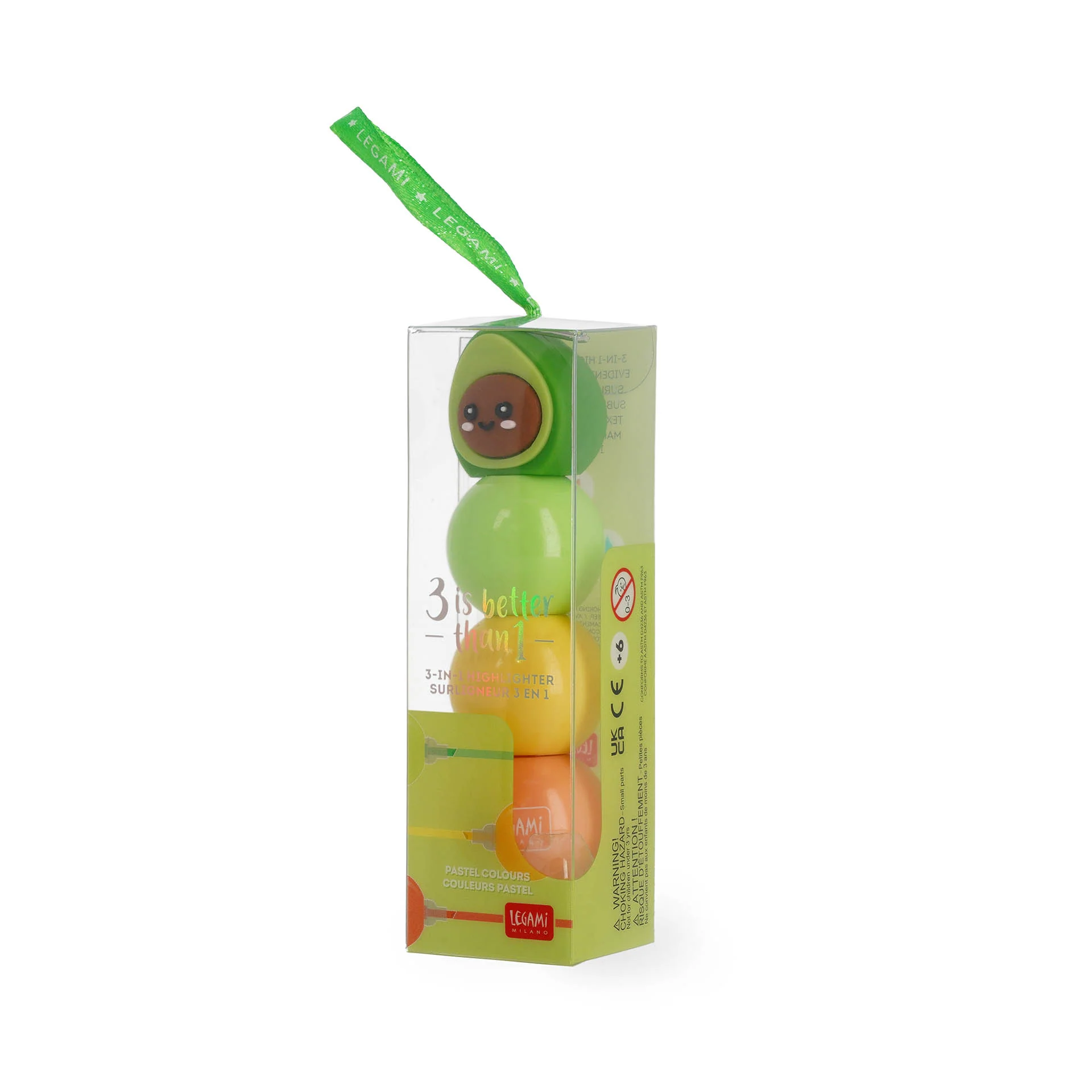 Set Subrayadores 3 en 1 Aguacate Legami - Image 5