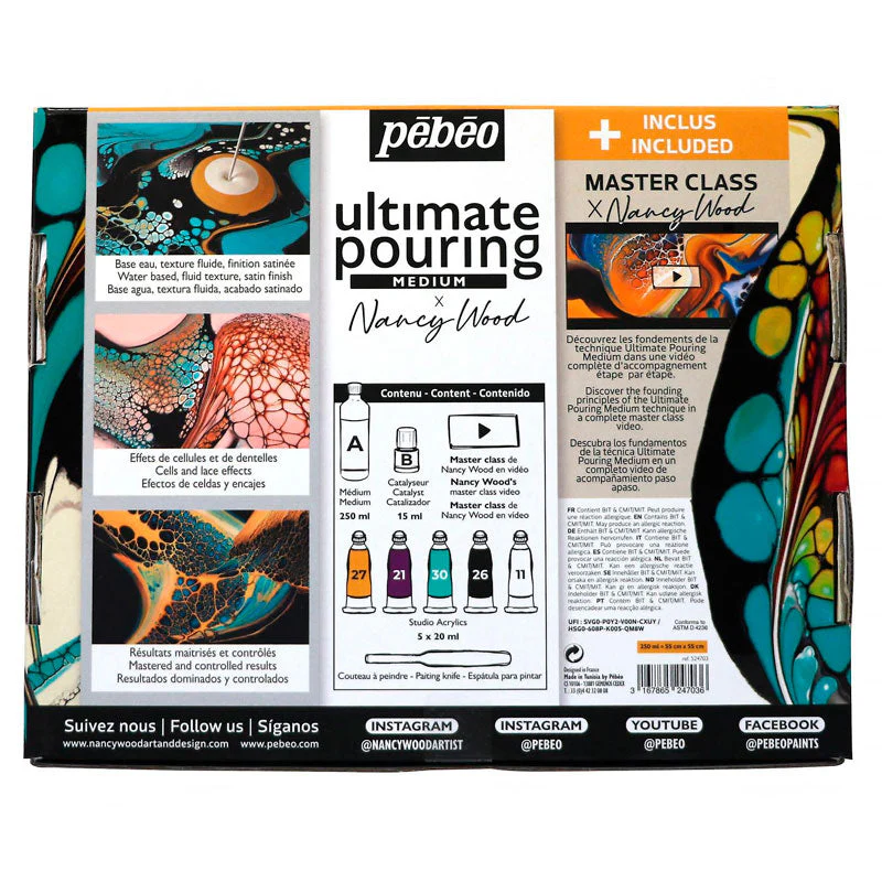 Set Ultimate Pouring Nancy Wood Pebeo - Image 3