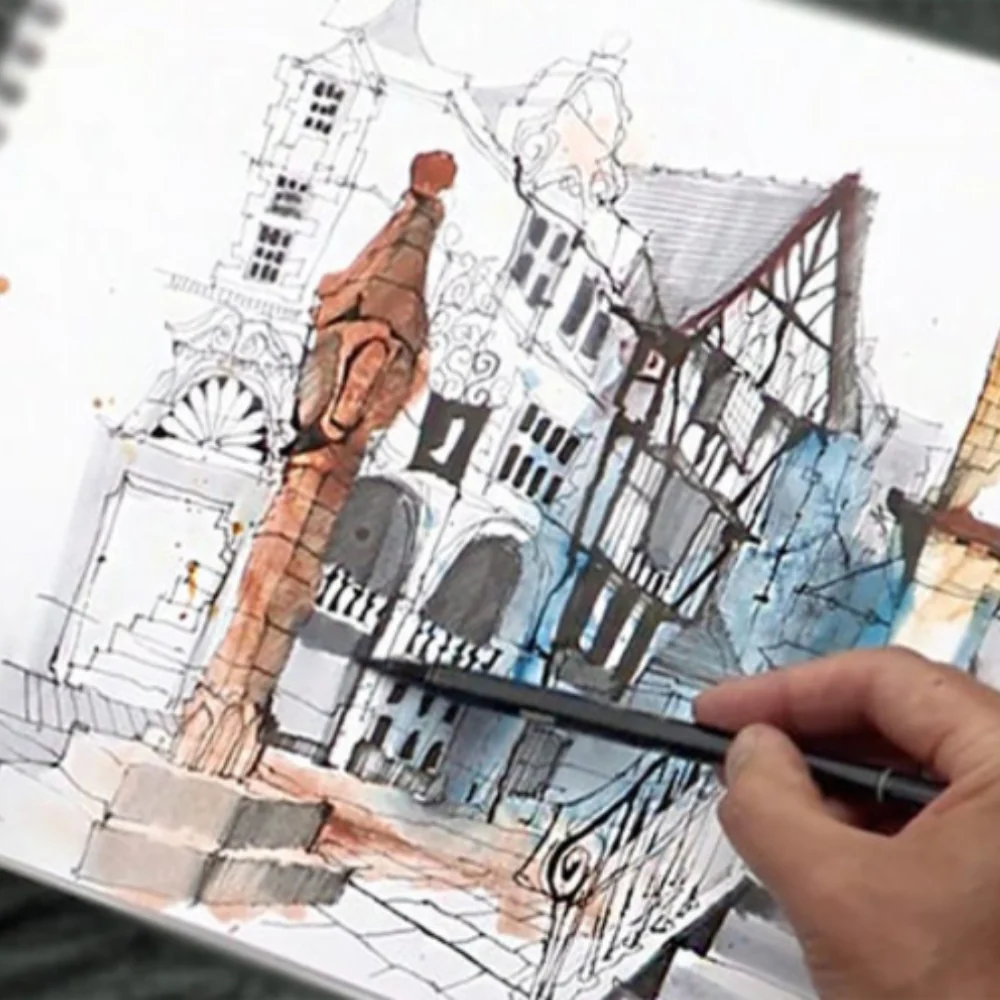 Set Urban Sketching Negro Talens - Image 5