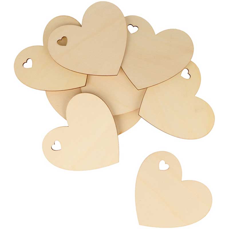 Siluetas de Madera Corazones 40 piezas Artemio - Image 2