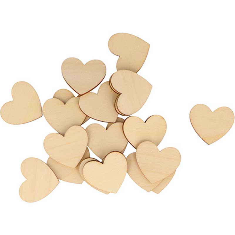 Siluetas de Madera Corazones 40 piezas Artemio - Image 3
