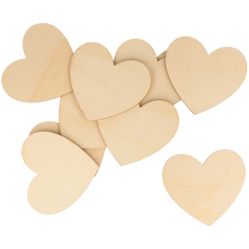 Siluetas de Madera Corazones 40 piezas Artemio - Image 4