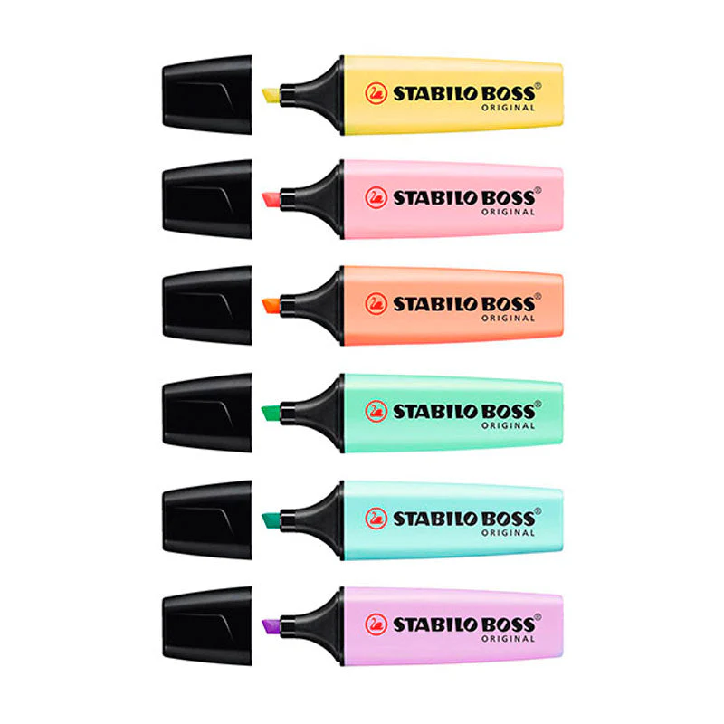 Subrayadores Pasteles Stabilo Boss Original