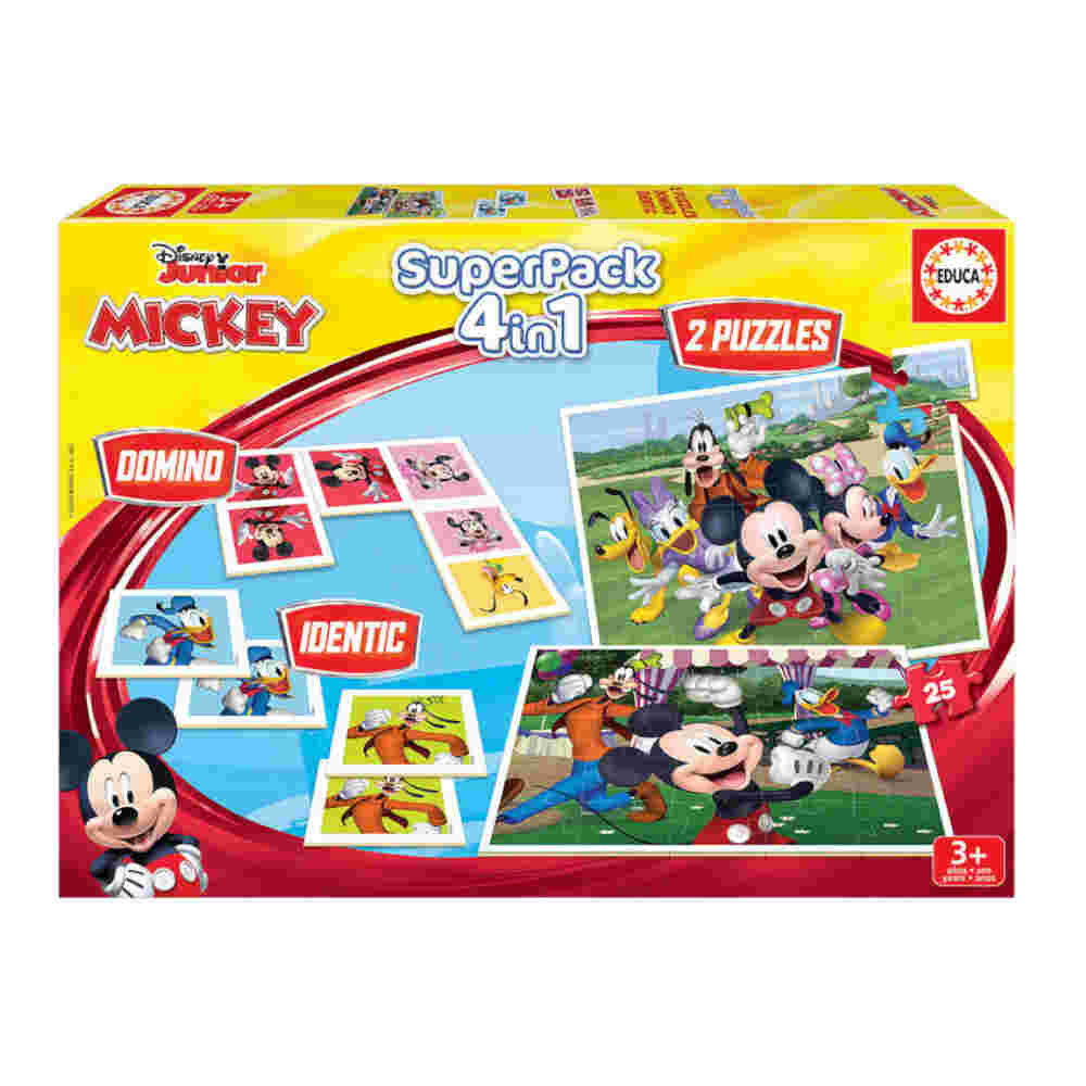 Super Pack 4 En 1 Mickey And Friends Disney Educa