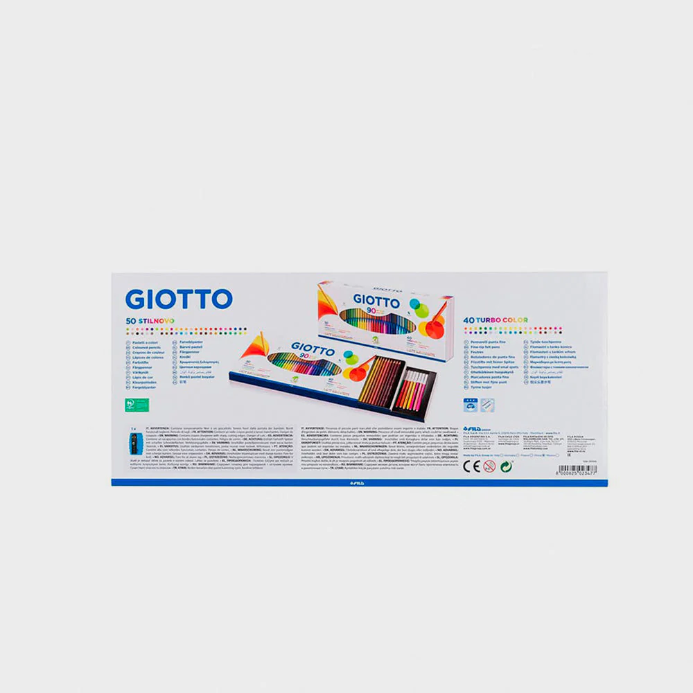 Supercaja con 50 Lápices Colores + 40 Rotuladores GIOTTO - Image 4