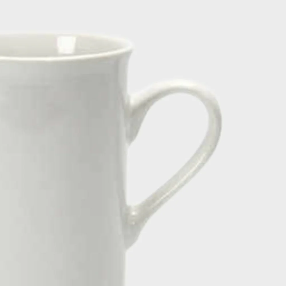 Taza de Porcelana para Decorar Blanca 10x6,9x7,4 cm - Image 2