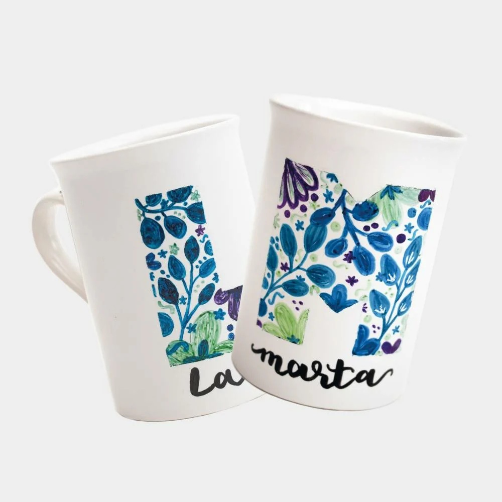 Tazas Creativas: Kit de Lettering para Pintar Tazas - Image 2