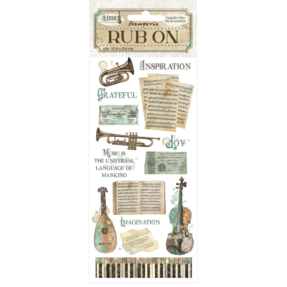 Transferibles Rub-On Music Stamperia - Image 2
