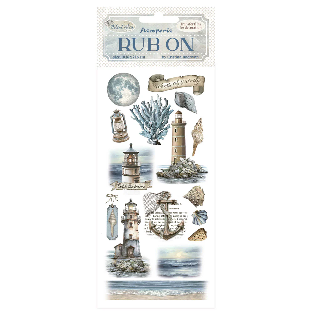 Transferibles Rub-On Silent Sea Stamperia