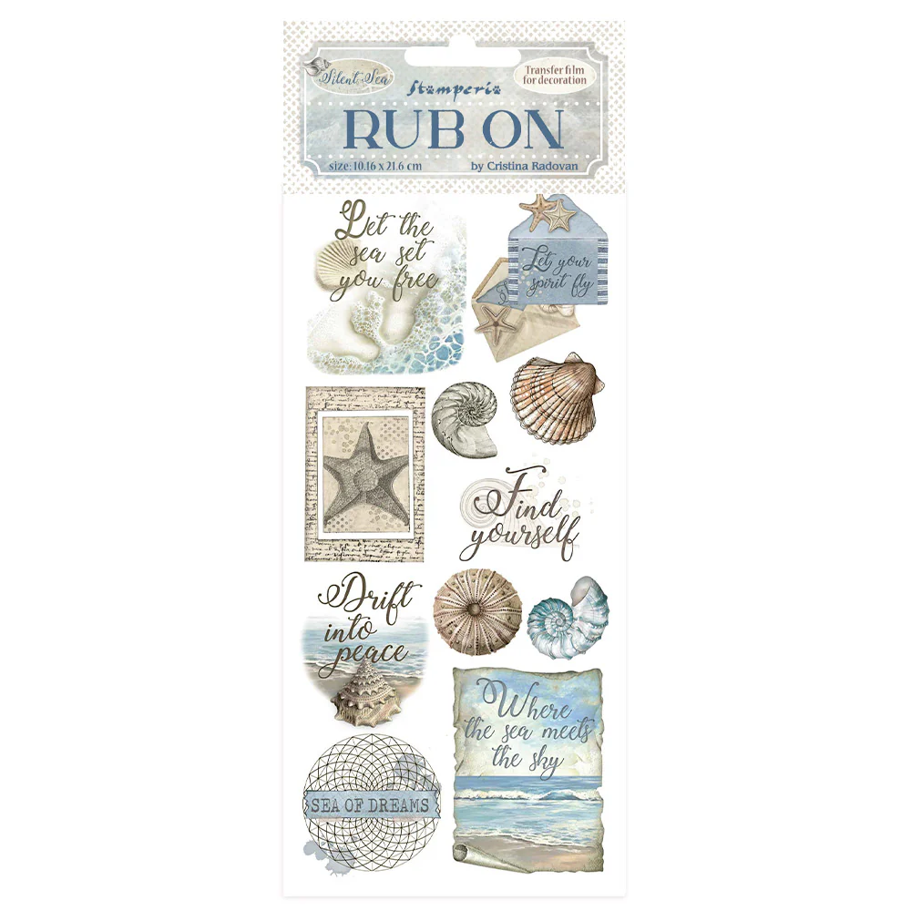 Transferibles Rub-On Silent Sea Stamperia - Image 5