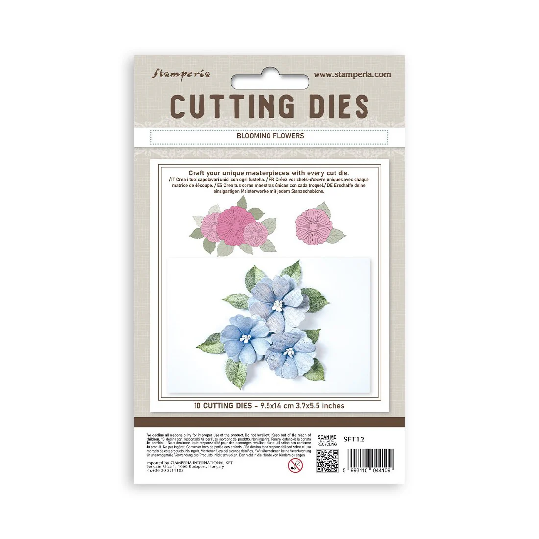 Troquel Cutting Dies A6 Flores Florecientes Stamperia - Image 2
