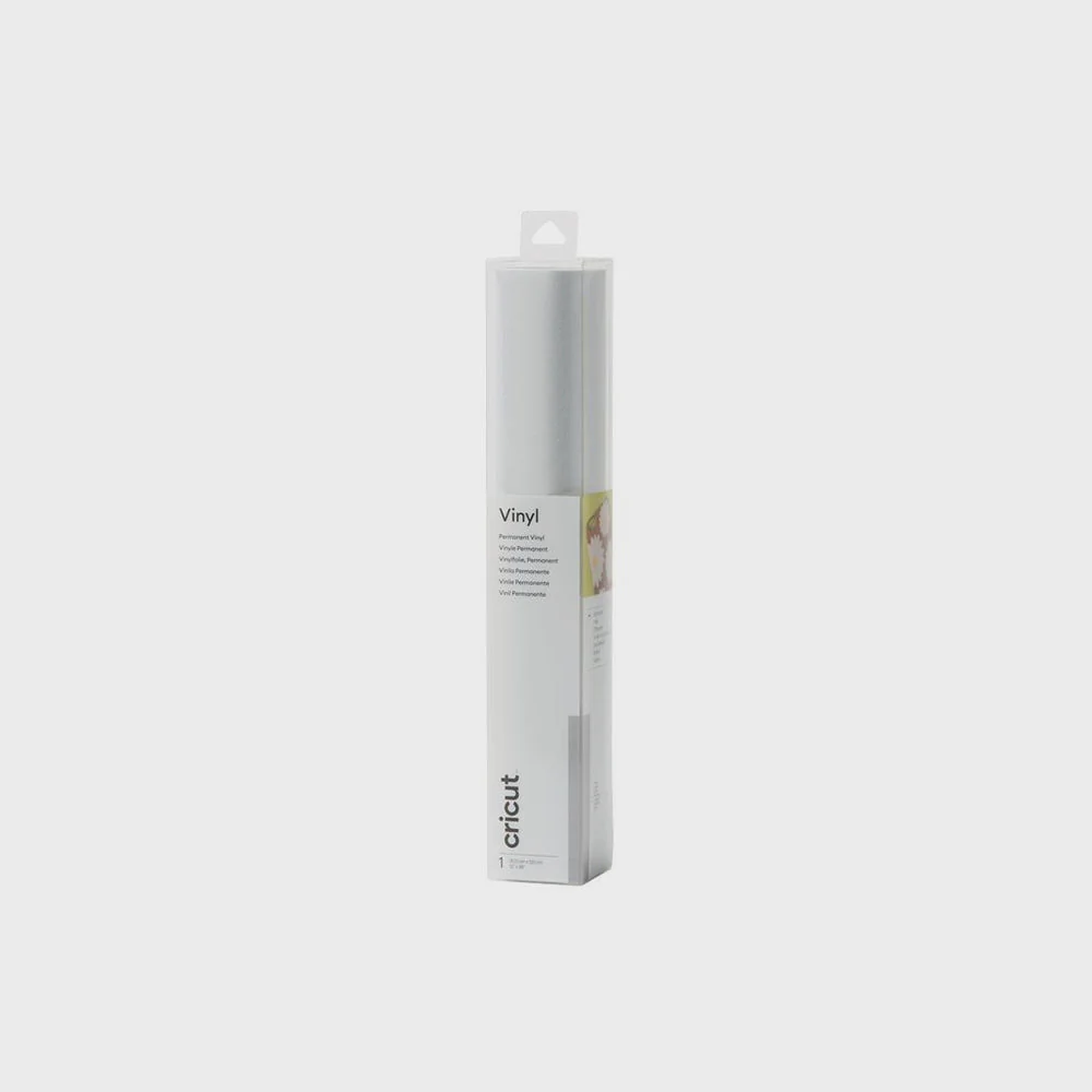 Vinilo Permanente Purpurina 30x122 Plata Cricut