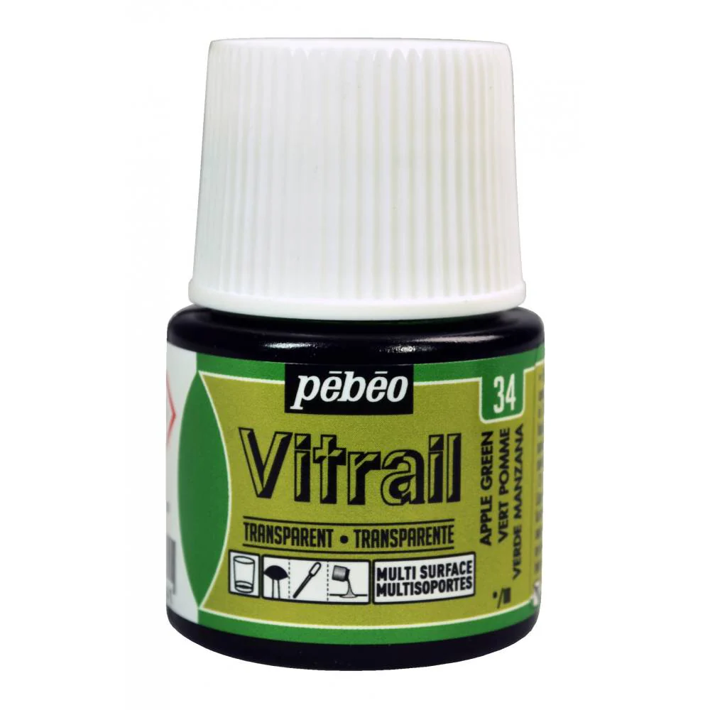 Vitrail Transparente Pintura Vidrio 45 ml Pebeo - Image 6