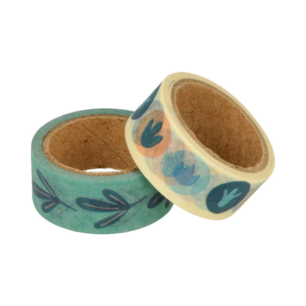 Washi Tape Huellas y Ramas Colección Dinos & Co - Image 3