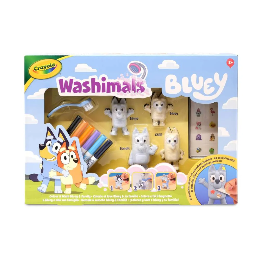 Washimals Bluey Crayola