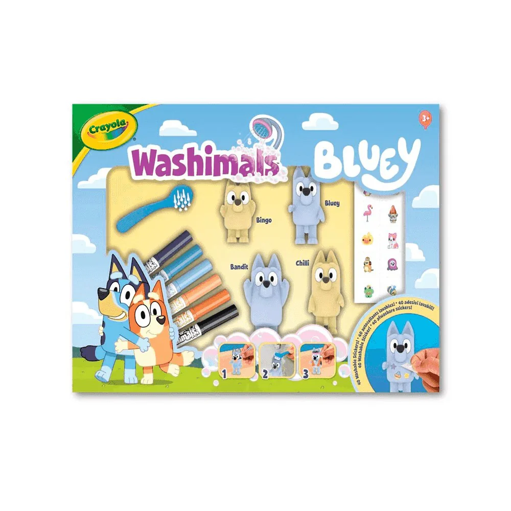 Washimals Bluey Crayola - Image 2