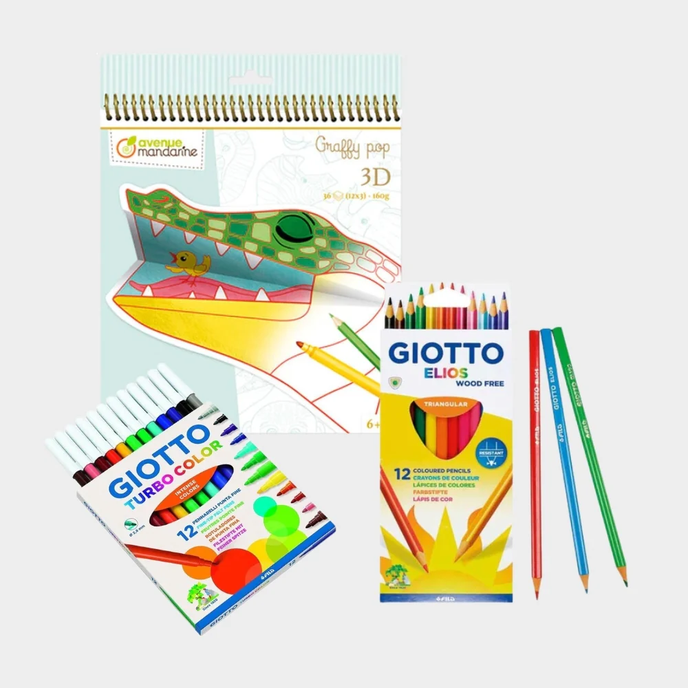 Zoo en Papel: Kit de Pintura y montaje de animales recortables - Image 2